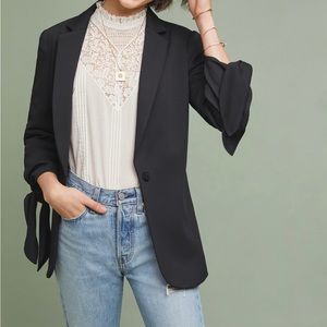 Anthropologie Cartonnier Lloyd Tied Sleeve Blazer NWOT